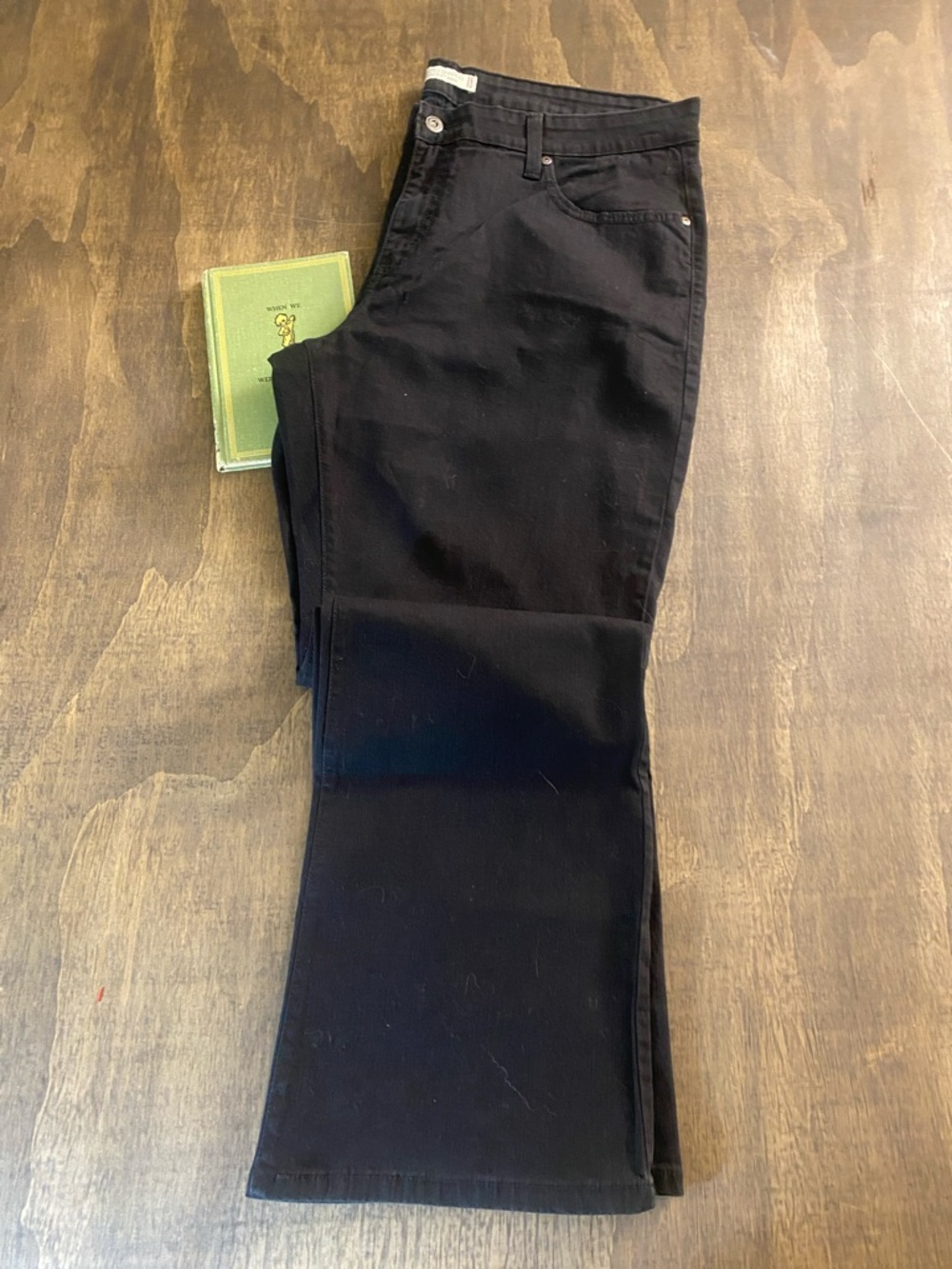 Levi’s Classic Black Straight Leg Kick Boot Jeans